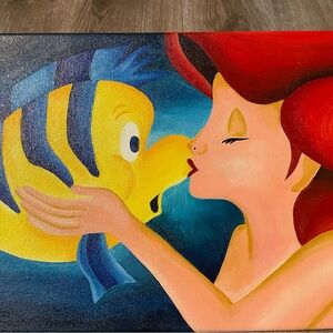 Disney Ariel - From the Little Mermaid 11x14 Arcylic Painting